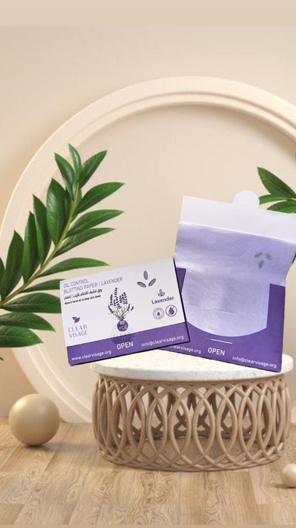 Oil Control Blotting Paper Lavender - ورق تنشيف للتحكم بالزيت باللافندر